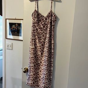 J Crew velvet midi dress